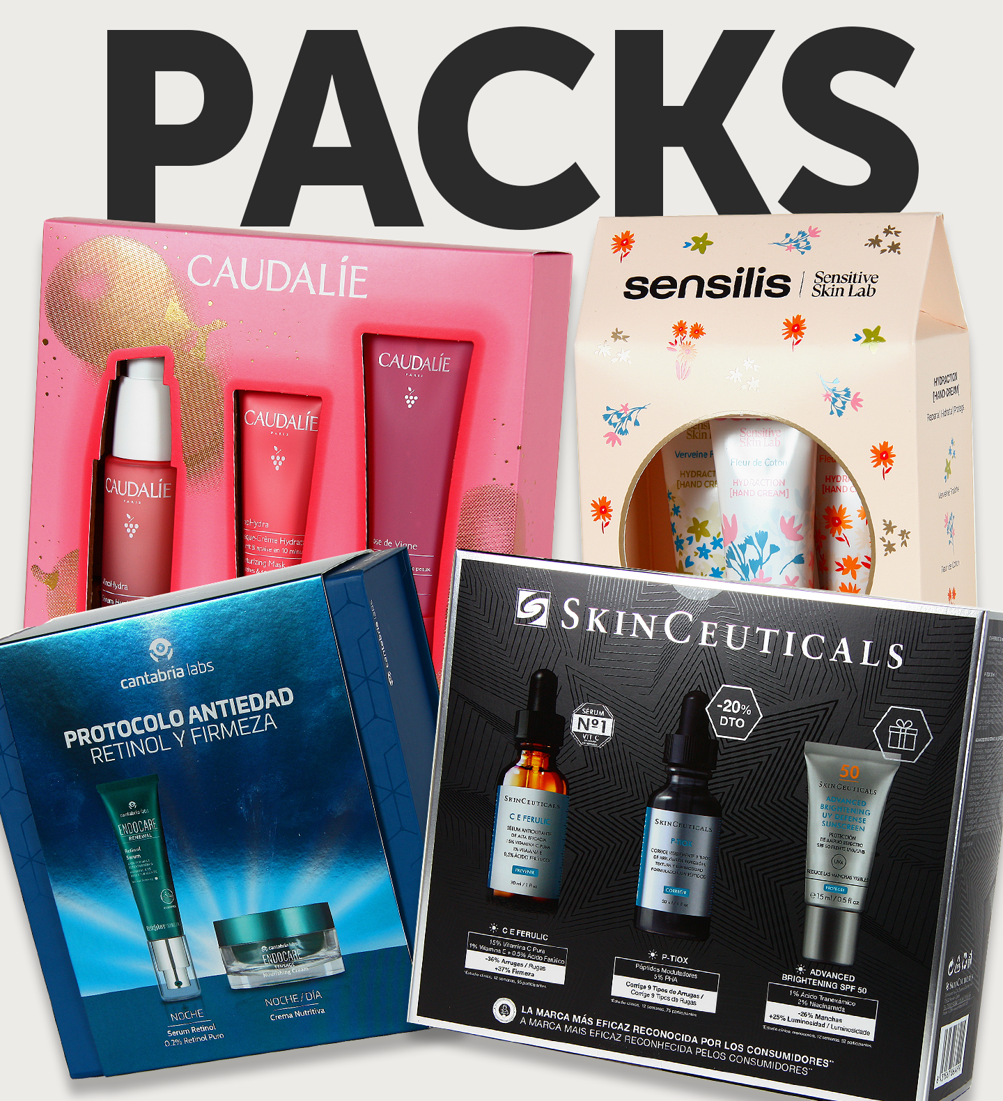 Packs descuento y oferta en cuidado de la piel